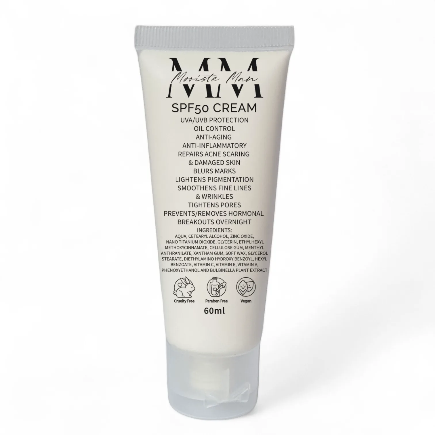 Mooiste Man Spf50 Cream