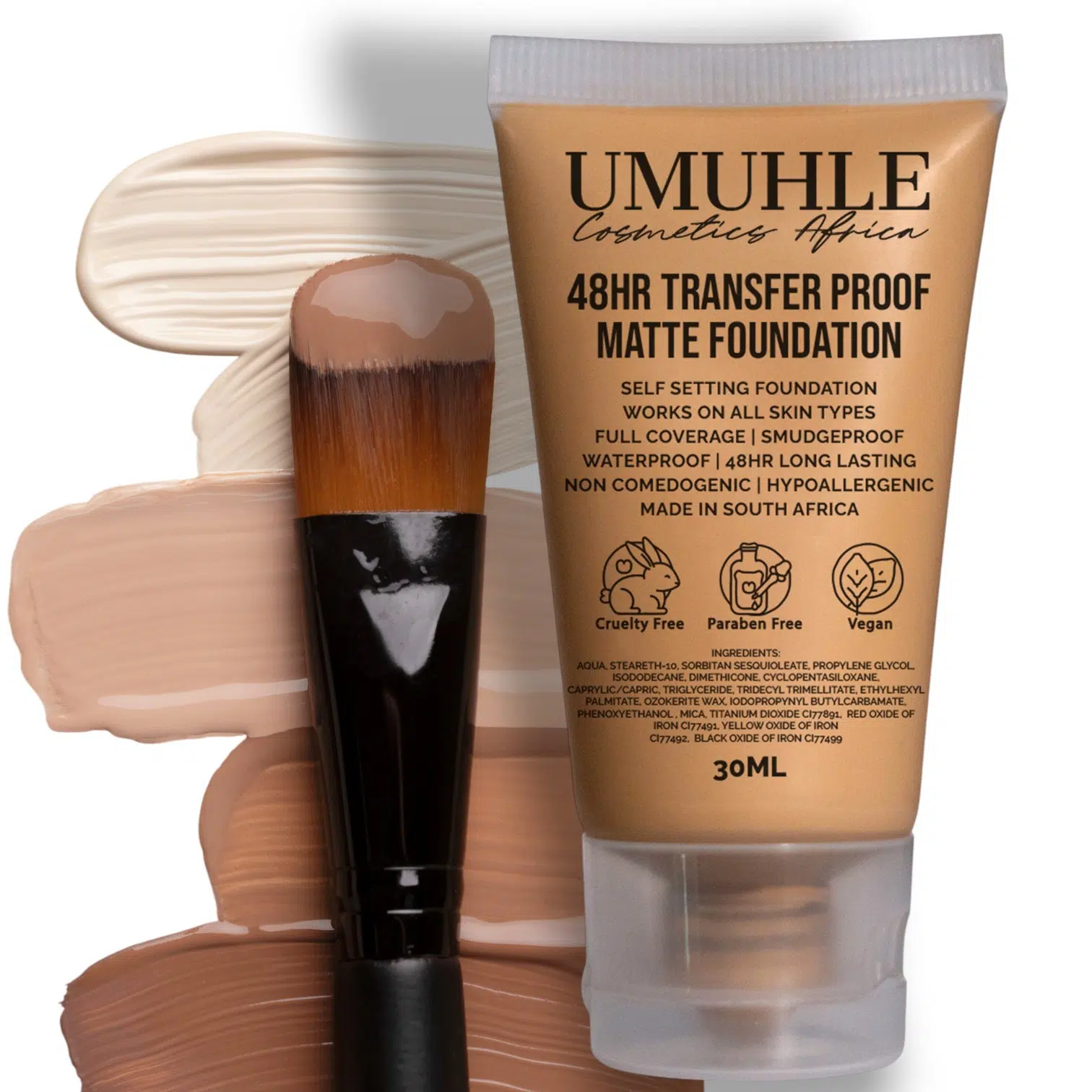 30ml Umuhle 48HR Matte Transfer Proof Foundation