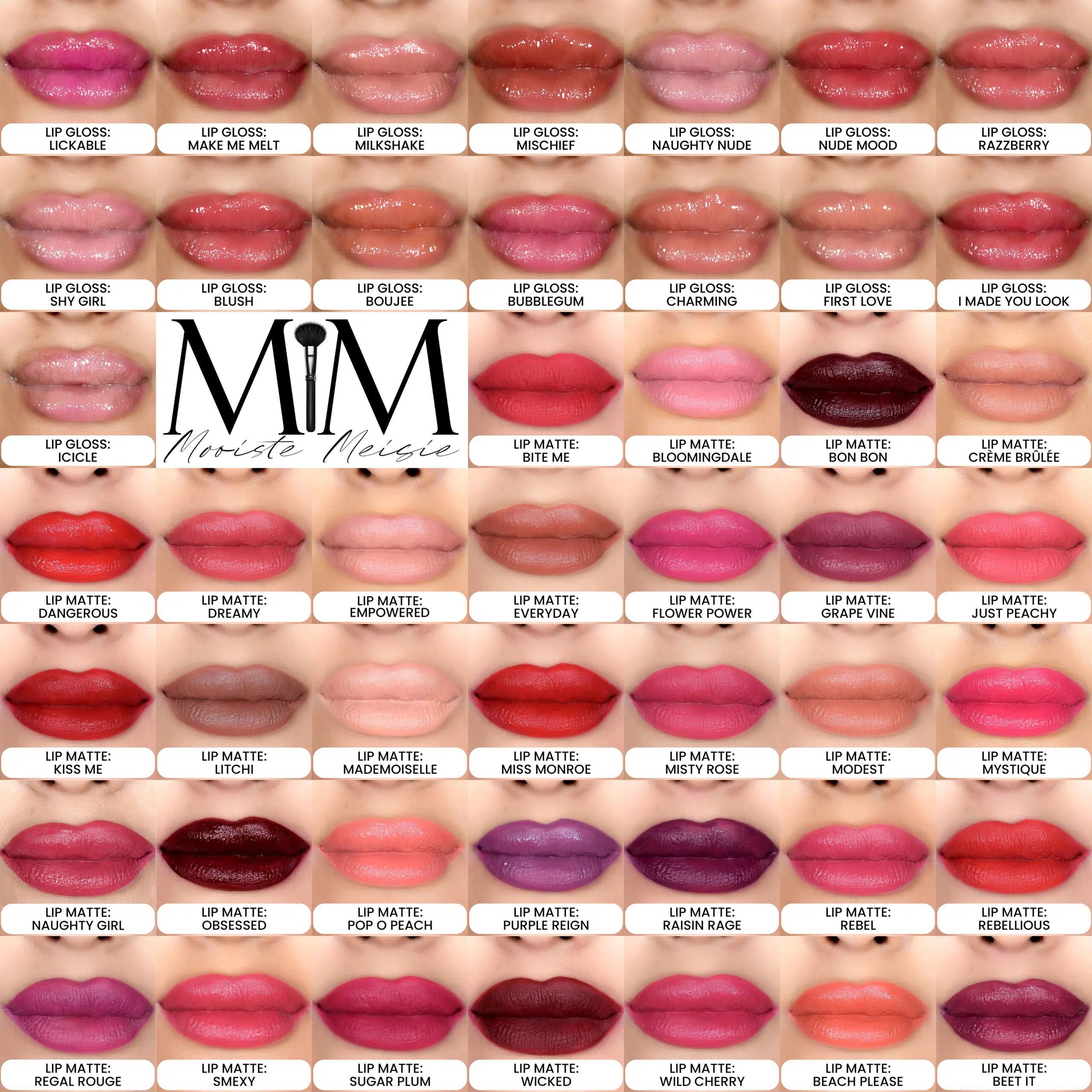 Liquid Lip Matte, Lip Gloss & Lipliner - Mooiste Meisie