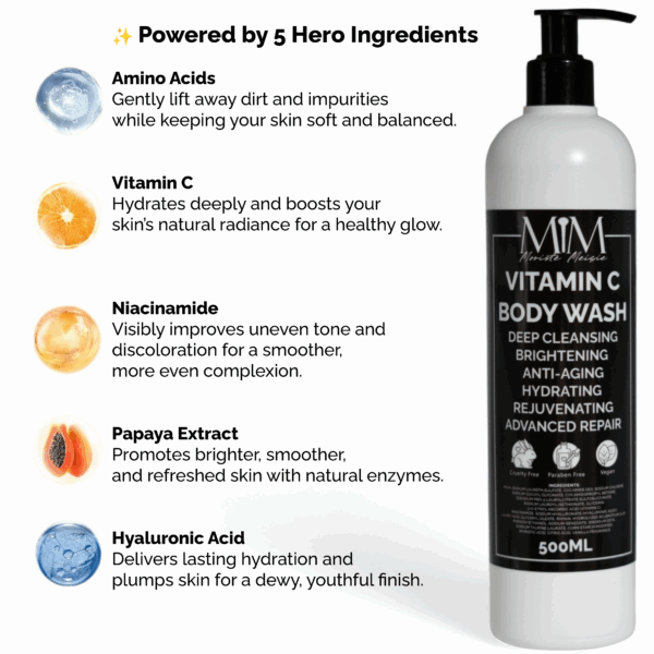 500ml Vitamin C Body Wash
