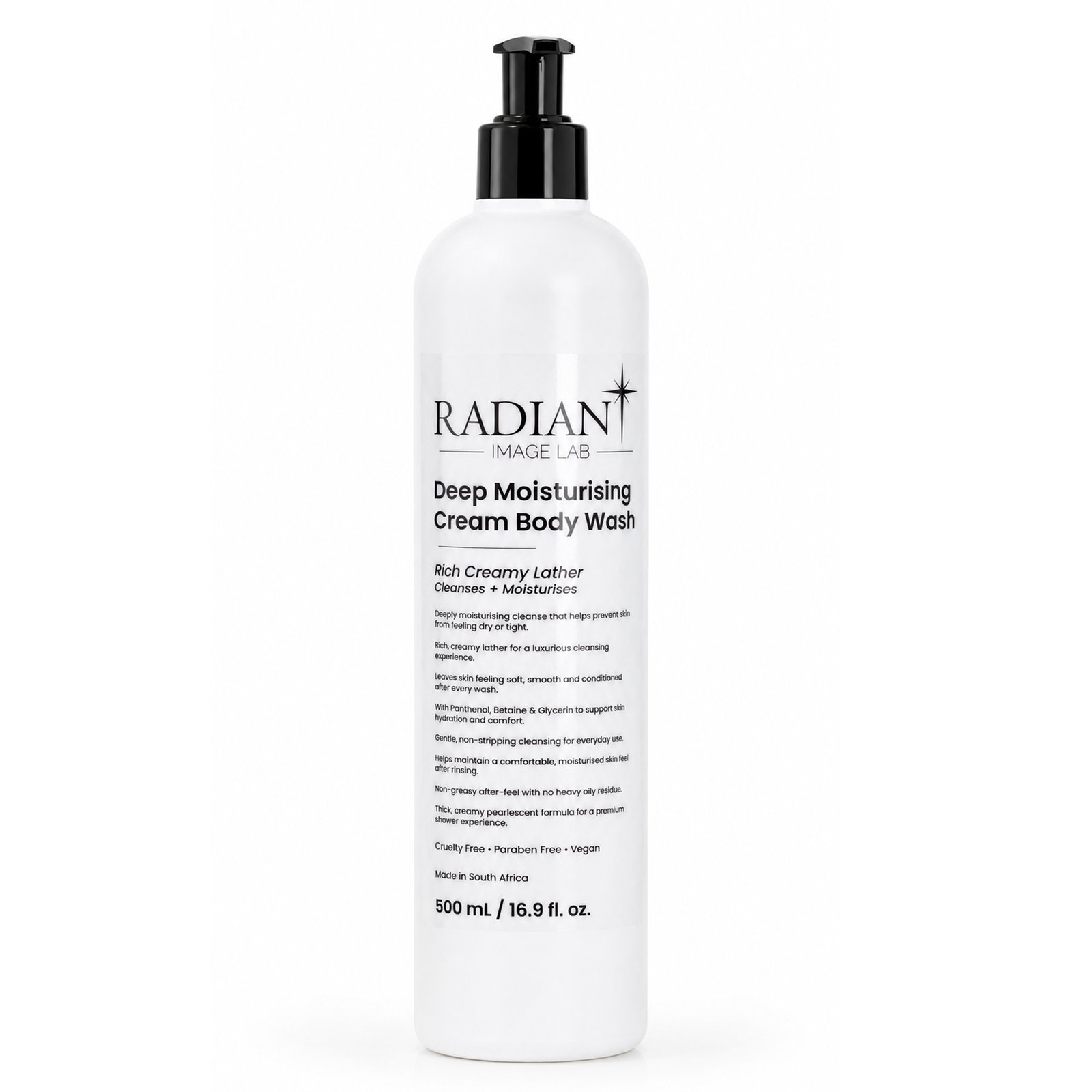 500ml - Deep Moisturising Cream Body Wash